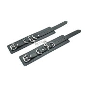 Toyz4Lovers Kajdanki Polsiere Cuffs black z regulowanym pasem