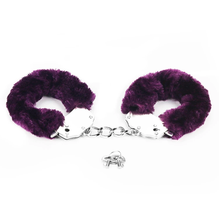 Fluffy Handcuffs  – Puszyste Kajdanki Erotyczne z Futerkiem | Z Kluczykami