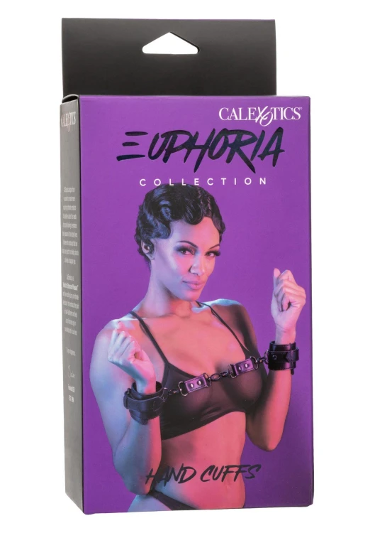 Kajdanki Skórzane Euphoria Collection | Wegańska Skóra z Aksamitnym Wnętrzem