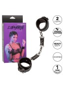 Kajdanki Skórzane Euphoria Collection | Wegańska Skóra z Aksamitnym Wnętrzem