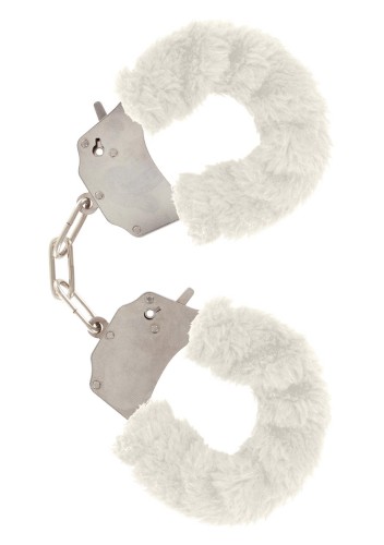 Furry Fun Cuffs White – Kajdanki Erotyczne z Białym Futerkiem