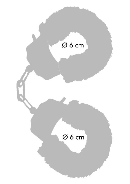 Furry Fun Cuffs Red – Kajdanki Erotyczne z Czerwonym Futerkiem