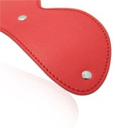 Blindfold Mask Red – czerwona skórzana opaska na oczy Toyz4Lovers
