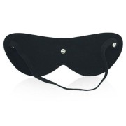 Blindfold Mask Black – czarna skórzana opaska na oczy Toyz4Lovers