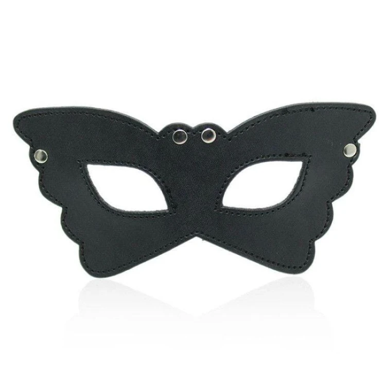 Toyz4Lovers Butterfly Mask Black – czarna skórzana maska motyl