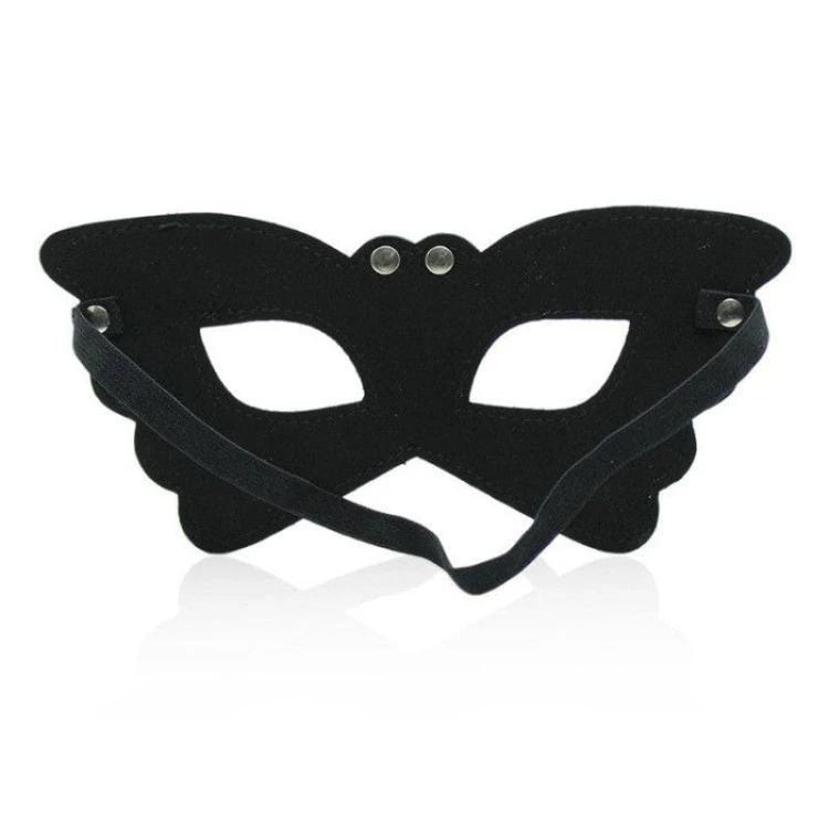 Toyz4Lovers Butterfly Mask Black – czarna skórzana maska motyl