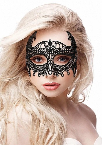 Empress Black Lace Mask misternie zdobiona maska o królewskim charakterze