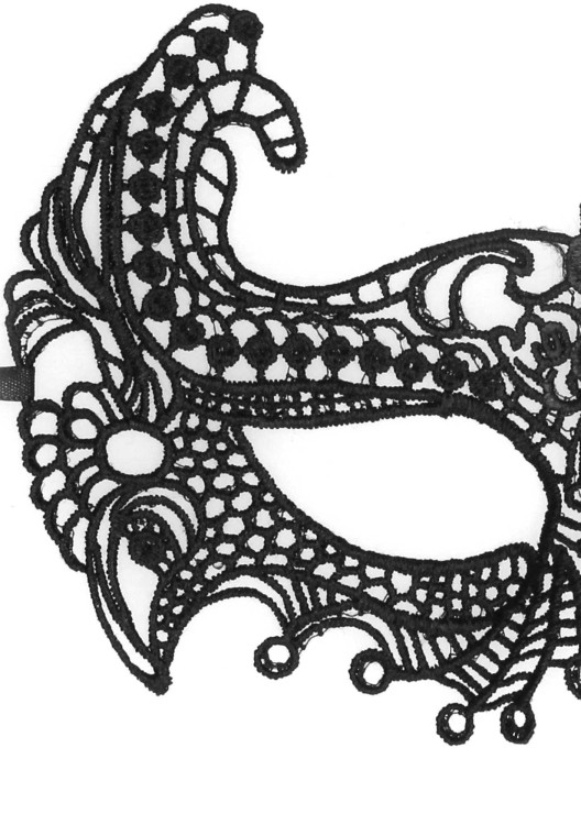 Empress Lace Eye Mask wenecka maska o królewskim charakterze