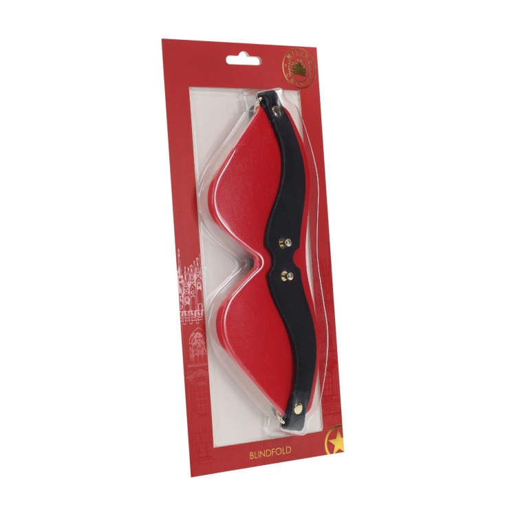 Milan Collection – opaska na oczy czerwono czarna