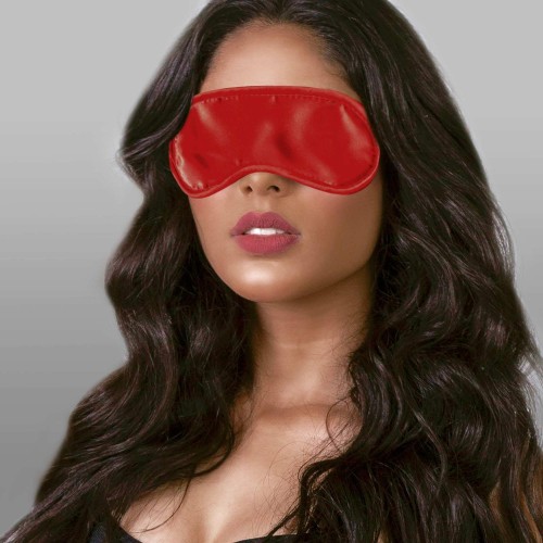 Opaska na oczy Red Blindfold – satynowa czerwień zmysłów