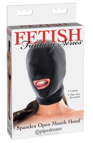 Open Mouth Hood – maska na głowę BDSM z otworem na usta