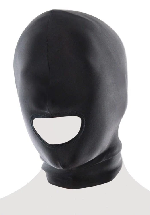 Open Mouth Hood – maska na głowę BDSM z otworem na usta