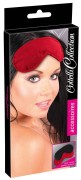Cottelli Collection Blindfold Set – maski na oczy BDSM z bawełny, zestaw 2 szt. czerwono-czarne