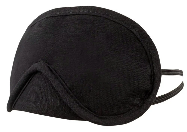 Cottelli Collection Blindfold Set – maski na oczy BDSM z bawełny, zestaw 2 szt. czerwono-czarne