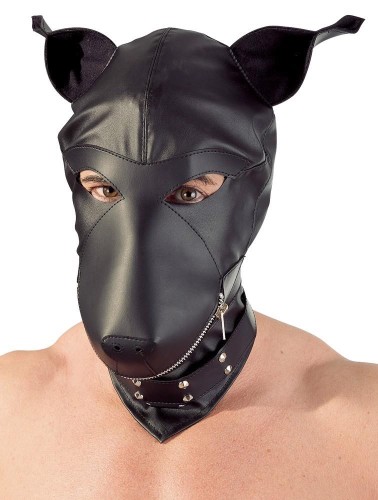 Dog Mask – Fetyszowa Maska Psa z Kołnierzem i Zamkiem | Ars Amandi