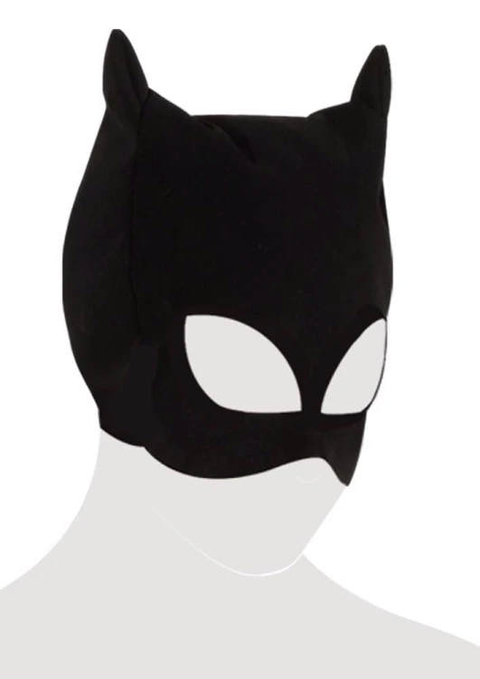 Bad Kitty Cat Mask – zmysłowa kocia maska o nubukowym wykończeniu