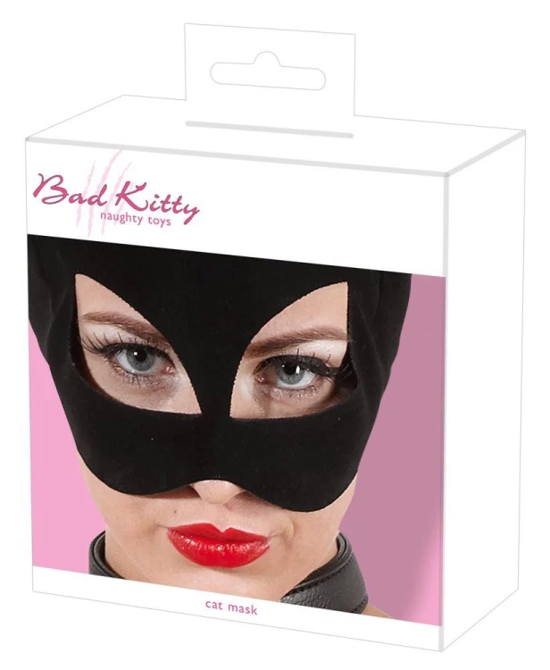 Bad Kitty Cat Mask – zmysłowa kocia maska o nubukowym wykończeniu