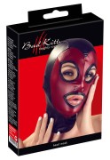 Bad Kitty Head Mask Black & Red – dwukolorowa maska
