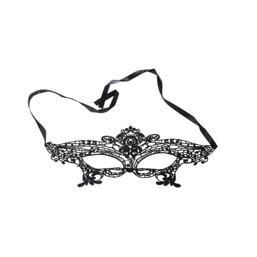 Noir Whisper elastyczna koronkowa maska erotyczna Moon Masquerade