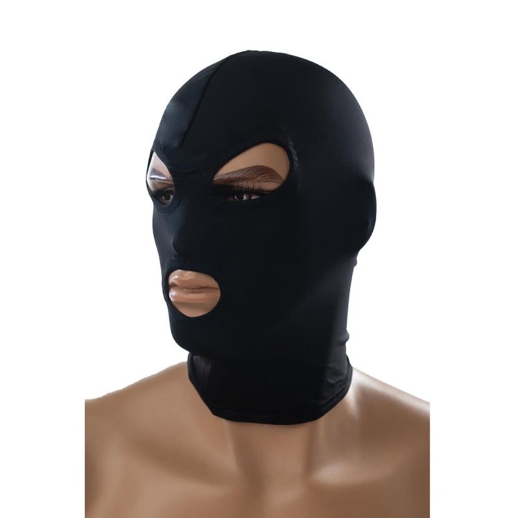 Kaptur unisex z elastycznego spandexu – czarny