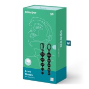 Satisfyer Love Beads Black – zestaw 2 progresywnych koralików analnych