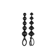 Satisfyer Love Beads Black – zestaw 2 progresywnych koralików analnych