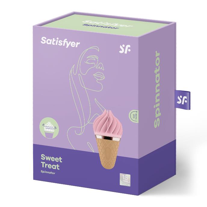 Satisfyer Sweet Temptation Pink – rotacyjny masażer łechtaczki