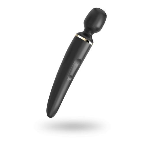 Satisfyer Wand-er Woman Black – Wibrator różdżka do masażu XXL