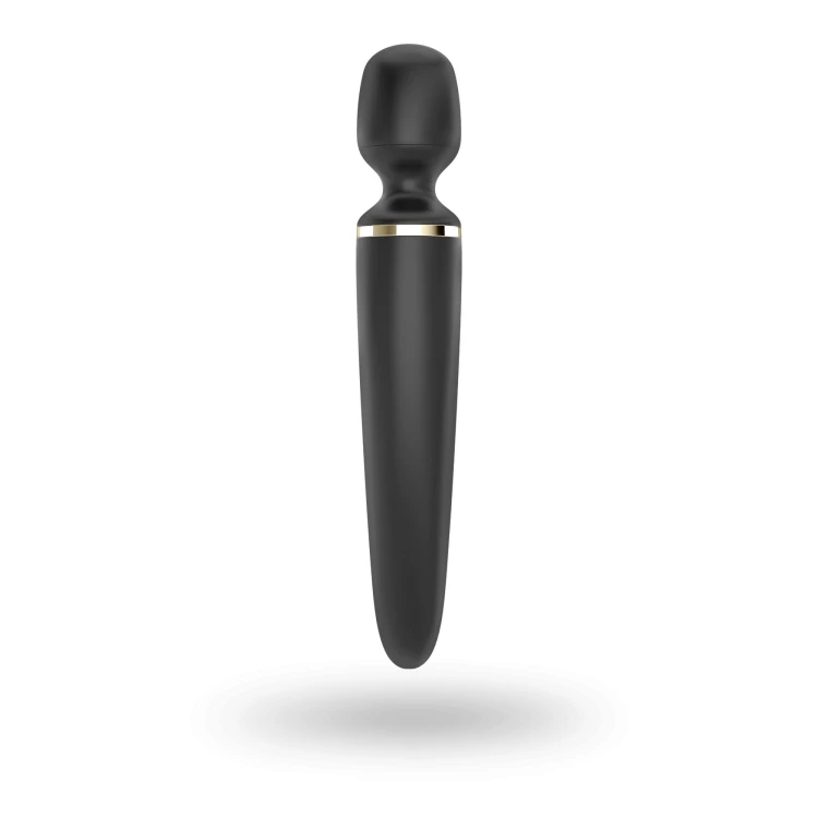 Satisfyer Wand-er Woman Black – Wibrator różdżka do masażu XXL