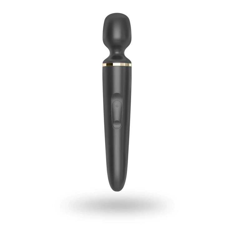 Satisfyer Wand-er Woman Black – Wibrator różdżka do masażu XXL