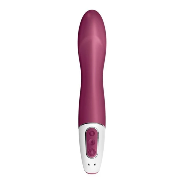 Satisfyer Big Heat – duży podgrzewany wibrator punktu G z aplikacją