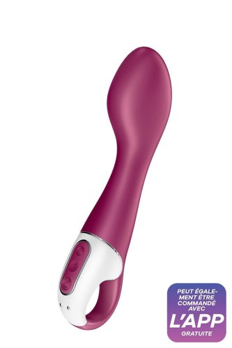 Satisfyer Hot Spot – podgrzewany wibrator punktu G z aplikacją