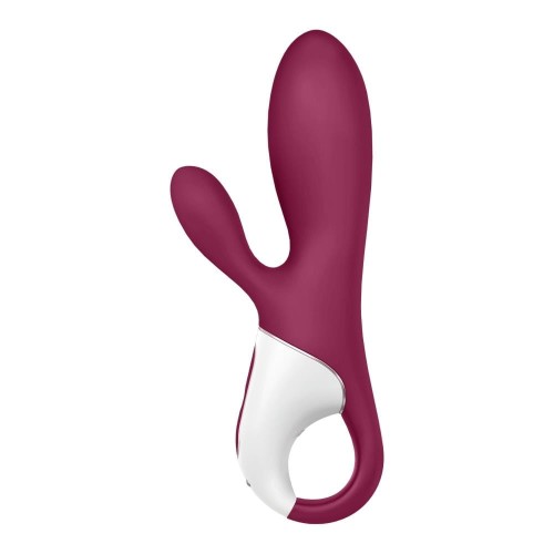 Satisfyer Hot Bunny – podgrzewany wibrator króliczek z aplikacją