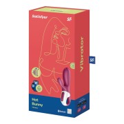 Satisfyer Hot Bunny – podgrzewany wibrator króliczek z aplikacją