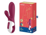 Satisfyer Hot Bunny – podgrzewany wibrator króliczek z aplikacją