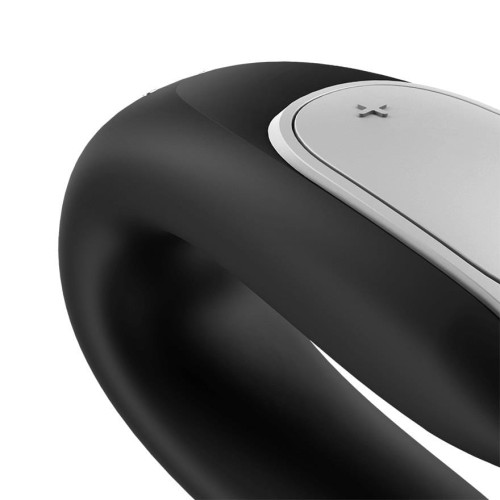 Satisfyer Double Fun Black – wibrator dla par U-shape
