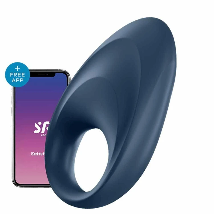Satisfyer Mighty One Black – wibrujący pierścień erekcyjny