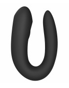 Satisfyer Double Joy Black – ergonomiczny wibrator dla par z aplikacją