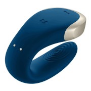 Satisfyer Double Love Blue – luksusowy wibrator dla par z pilotem i aplikacją