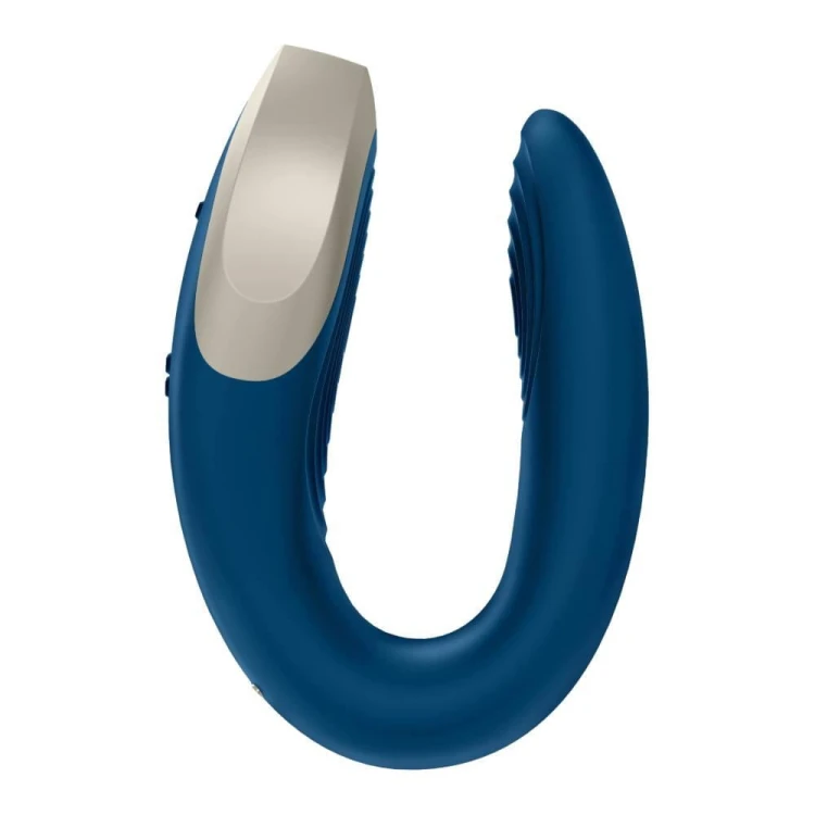 Satisfyer Double Love Blue – luksusowy wibrator dla par z pilotem i aplikacją