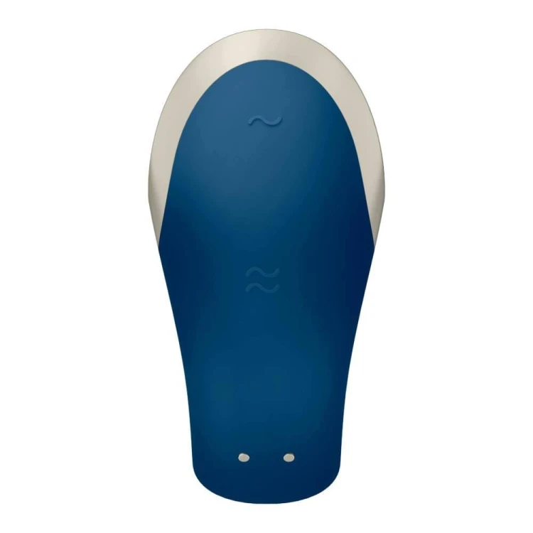 Satisfyer Double Love Blue – luksusowy wibrator dla par z pilotem i aplikacją