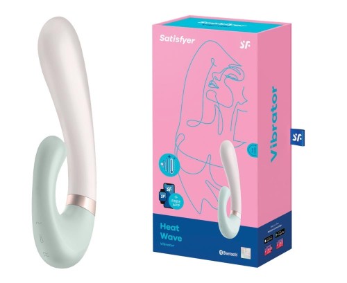 Satisfyer Heat Wave Mint – wibrator punktu G z funkcją podgrzewania i aplikacją