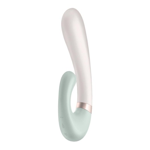 Satisfyer Heat Wave Mint – wibrator punktu G z funkcją podgrzewania i aplikacją