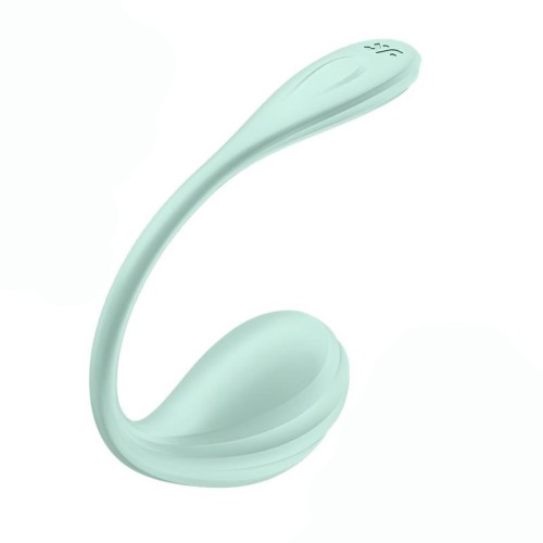 Satisfyer Smooth Petal Mint – wibrujące jajko z aplikacją i pilotem