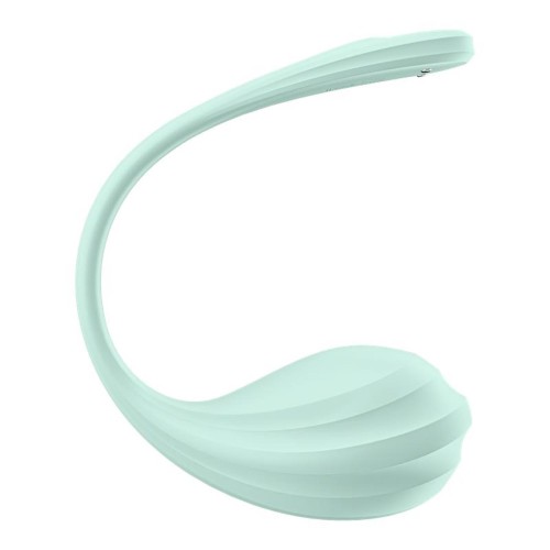 Satisfyer Smooth Petal Mint – wibrujące jajko z aplikacją i pilotem