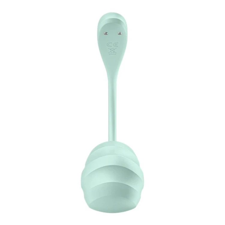Satisfyer Smooth Petal Mint – wibrujące jajko z aplikacją i pilotem