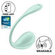 Satisfyer Smooth Petal Mint – wibrujące jajko z aplikacją i pilotem