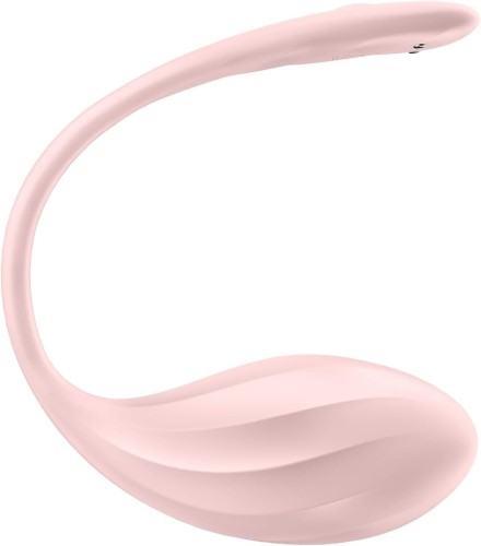 Satisfyer Ribbed Petal Rose – wibrujące jajko z aplikacją i pilotem