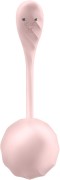 Satisfyer Ribbed Petal Rose – wibrujące jajko z aplikacją i pilotem