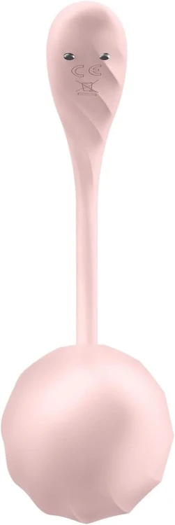 Satisfyer Ribbed Petal Rose – wibrujące jajko z aplikacją i pilotem